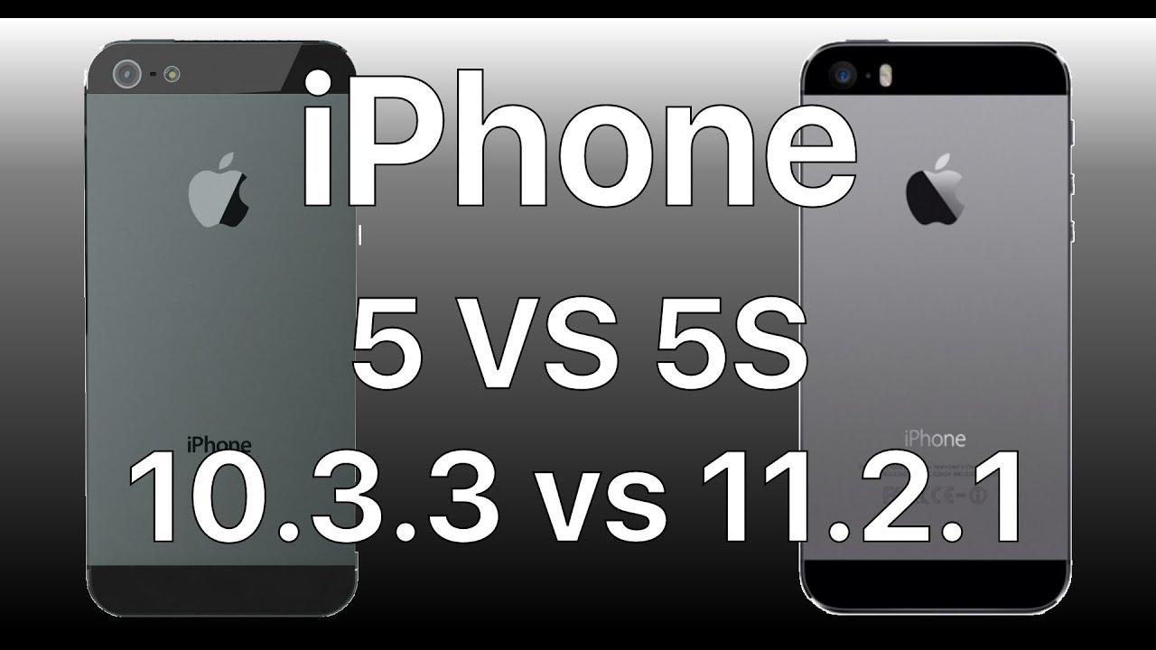 Speed Test : iPhone 5 vs iPhone 5S on most mature iOS version iOS 10.3.3 vs iOS 11.2.1