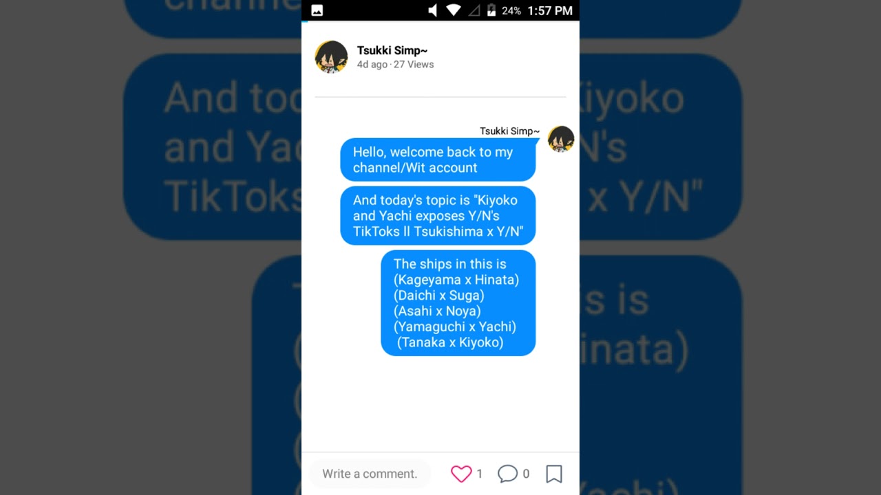 Kiyoko and Yachi exposes Y/N's TikToks ll Tsukishima x Y/N ll Part 1/4 ll Taking Request