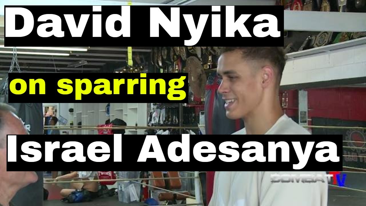 David Nyika at City Kickboxing to help Israel Adesanya