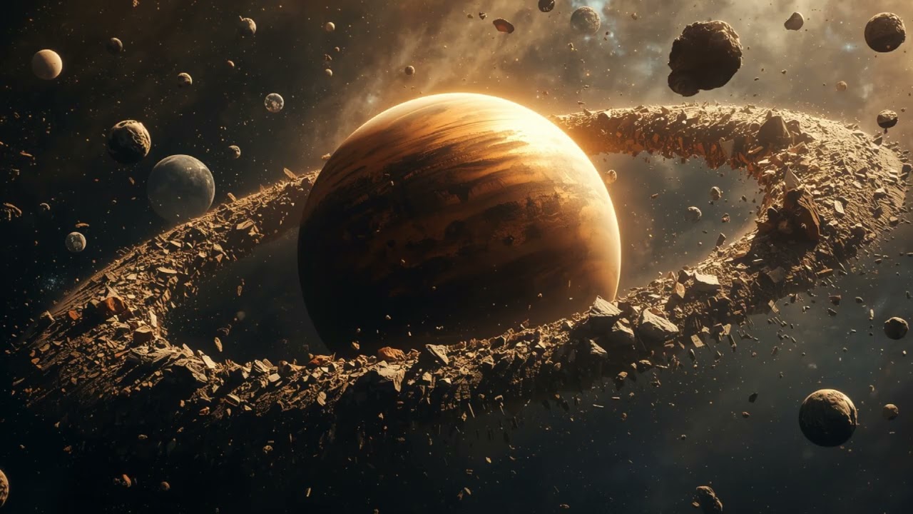 Lightless Giant, Shattered Crown Silent Moons in Chaotic Orbit 🪐 2 Hour Cosmic Wreckage Soundscape