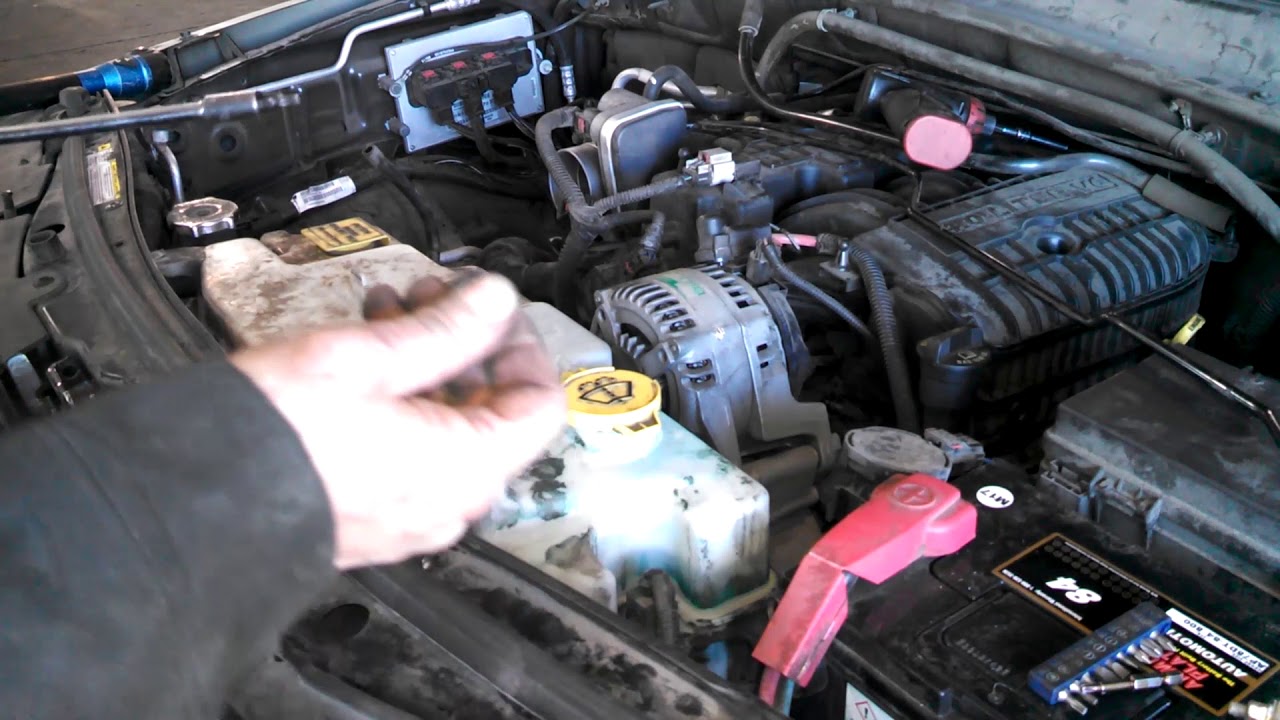 Power steering stretch fit belt replacement 2008 Dodge Nitro 4.0L Serpentine belt too
