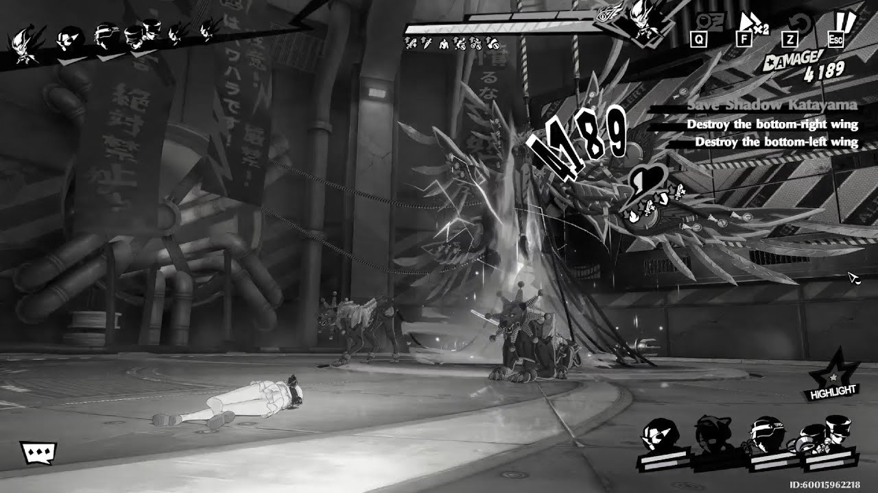 Persona 5: The Phantom X - Third Boss... Glassed?
