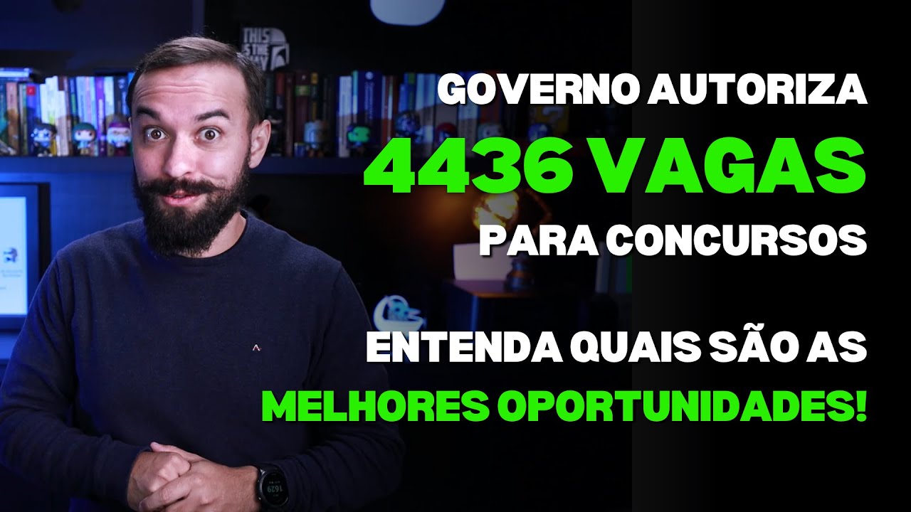Governo autoriza 4436 vagas para concursos em 2023 - Entenda quais s&atilde;o as melhores oportunidades
