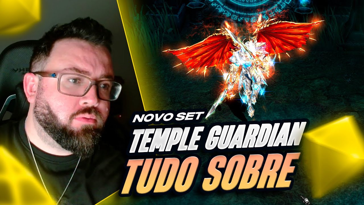 🔝🔥Tudo sobre o NOVO SET TEMPLE GUARDIAN, o novo LEGENDARY SET no Mu Online