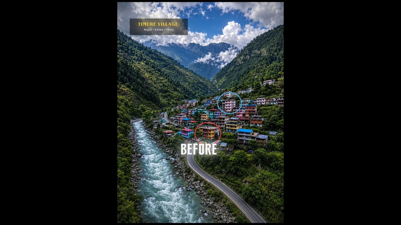 NEPAL FLOOD: BEFORE & AFTER 🇳🇵😭