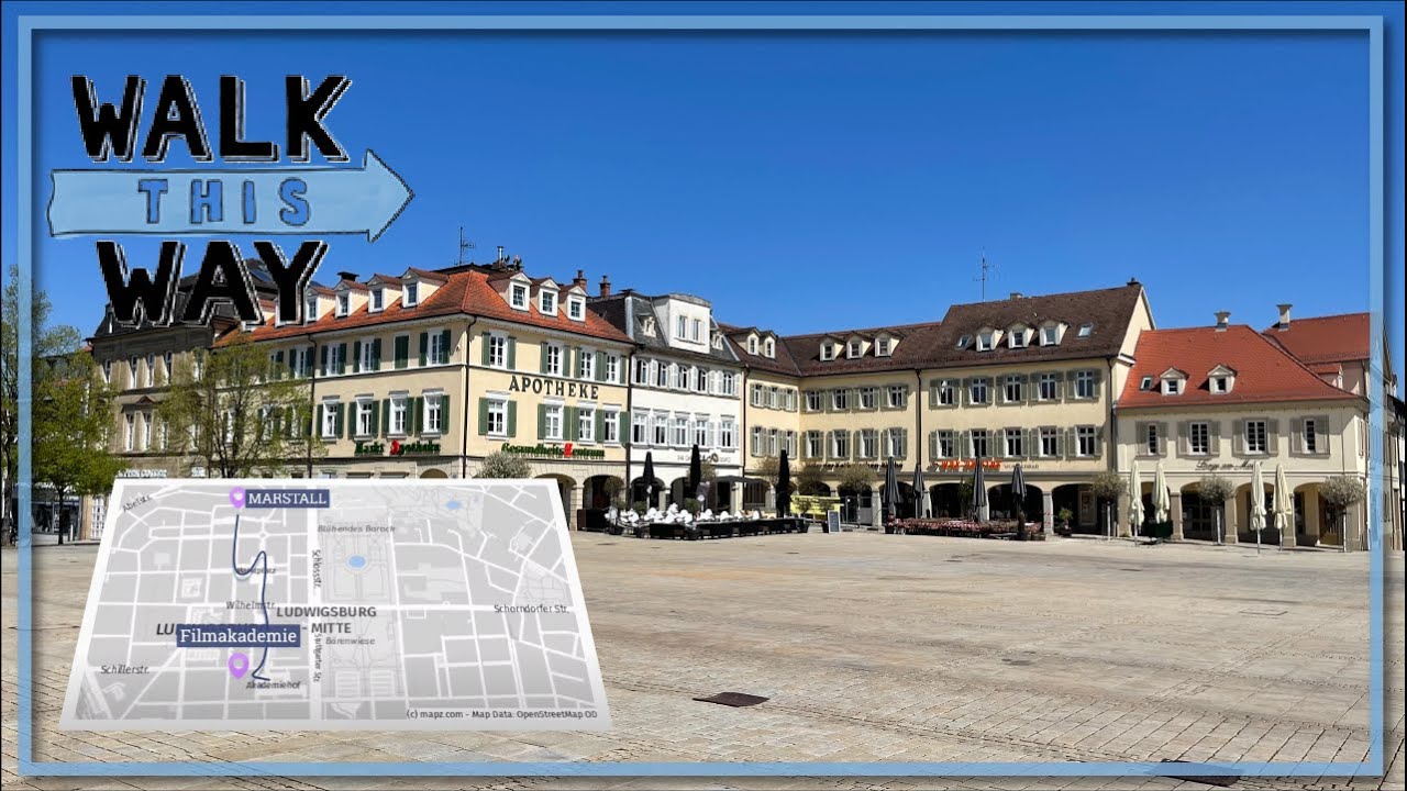 Ludwigsburg Walking Tour 4k