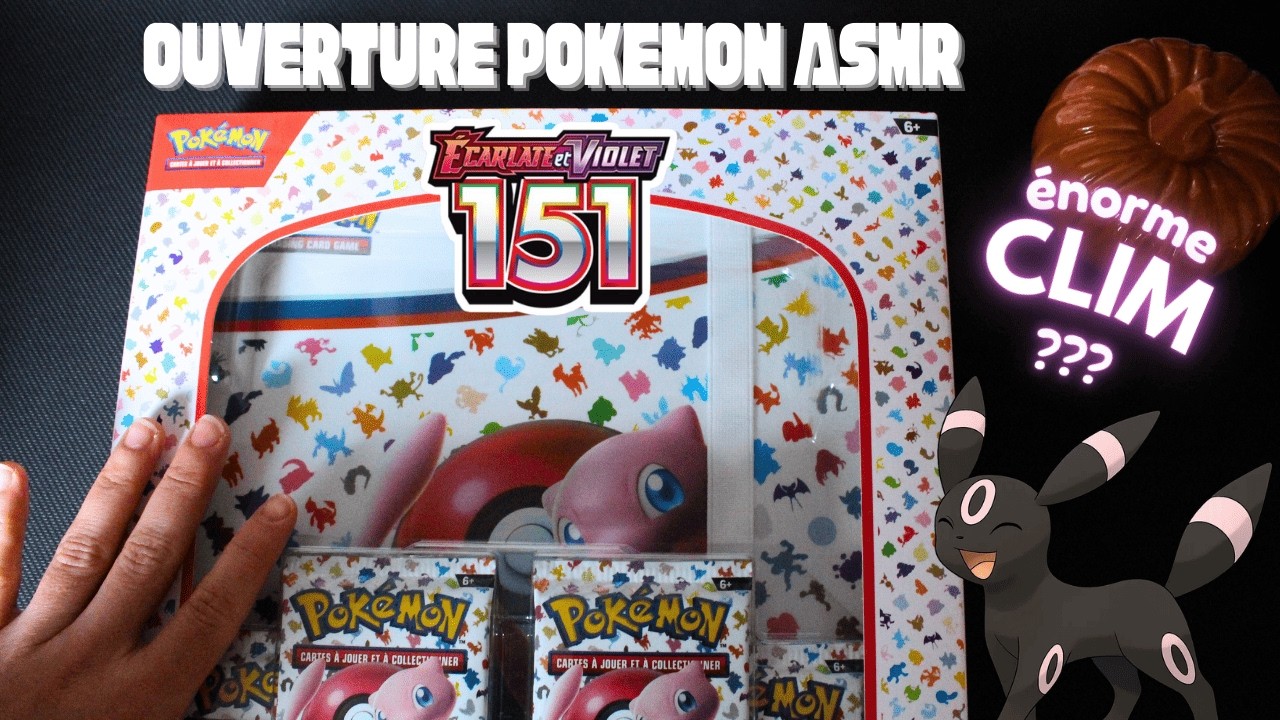 ASMR Pokémon ✨En détente, je complète ENFIN mon set 151 ? 😴