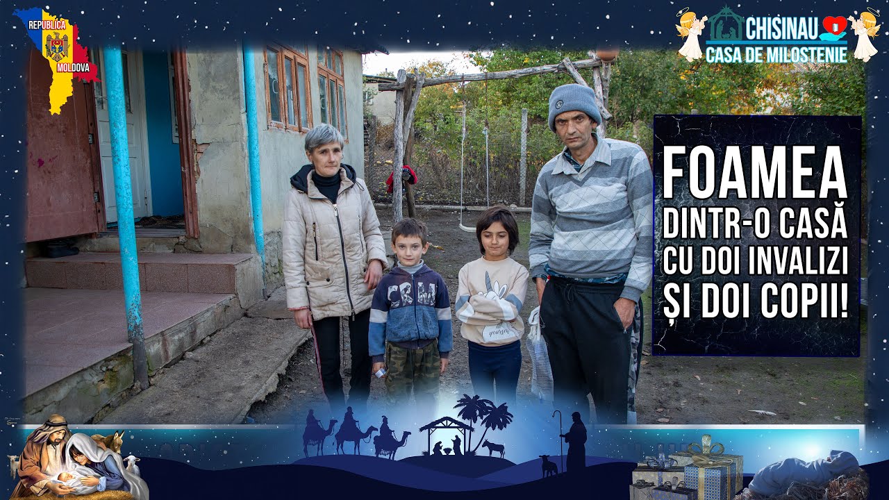 Foamea dintr-o casă cu doi invalizi și doi copii!