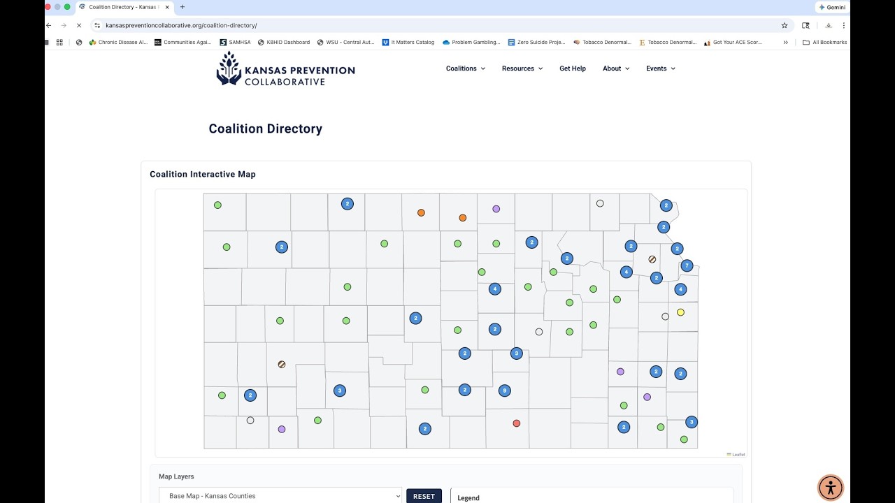 KPC Coalition Interactive Map and Directory