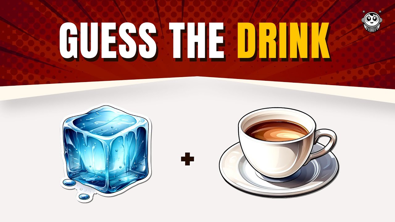 Can You Guess The DRINK By Emoji? | Emoji Quiz | Easy, Medium, Hard | Riddles | KnowlEdges #39