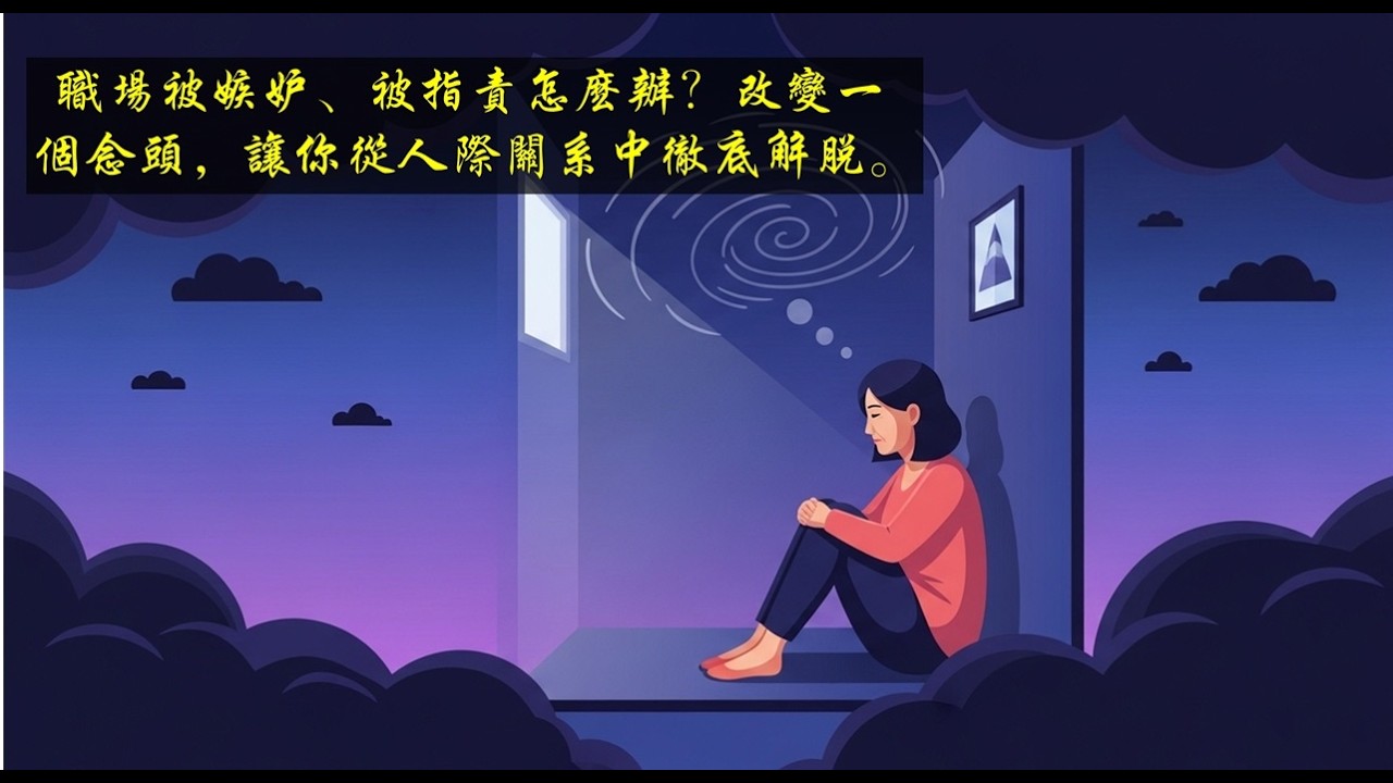被同事的恶言伤害到窒息？尼师的一席话，让迷茫的心重见光明。#心理健康 #职场人际关系 #佛学智慧