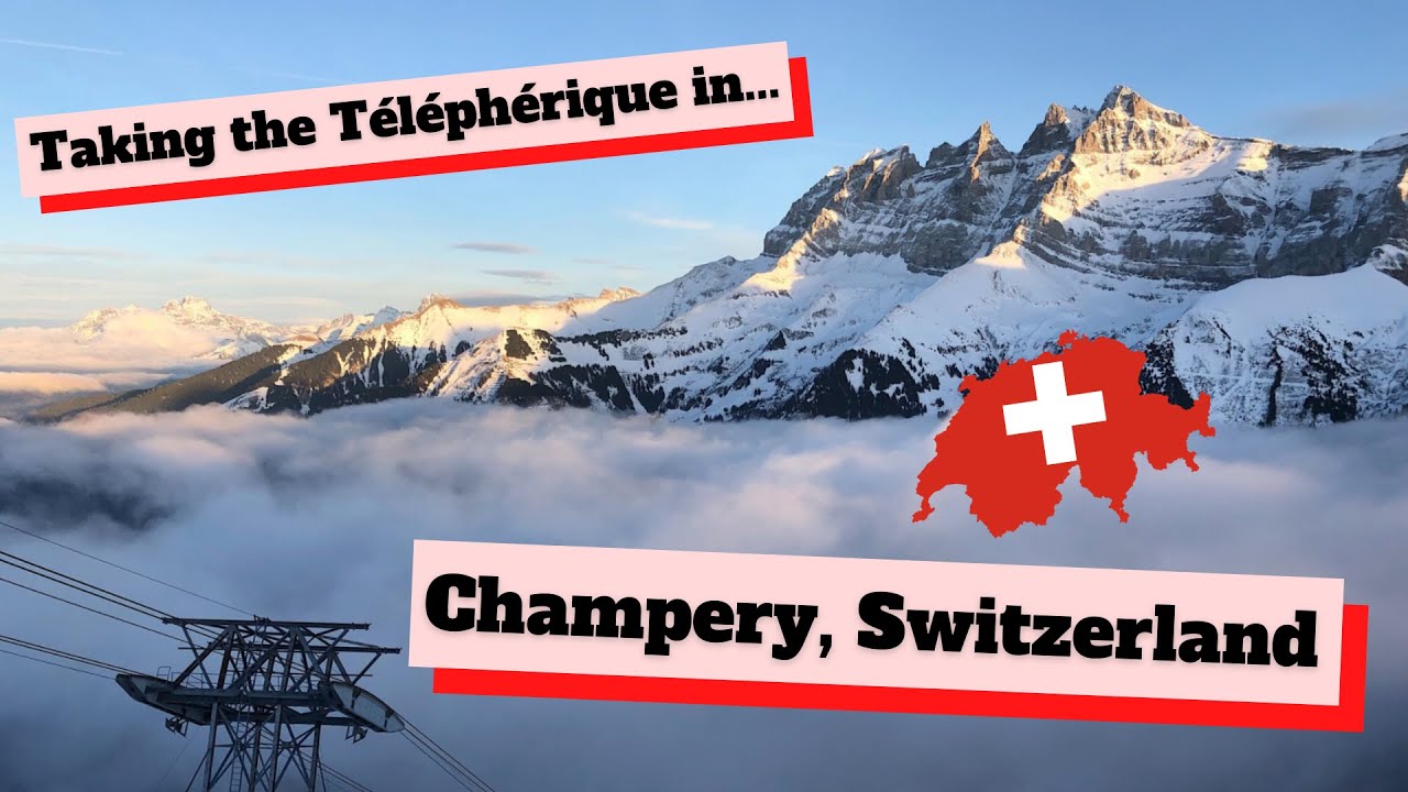 Taking the Téléphérique in Champery, Switzerland. (2nd January, 2020) 🇨🇭