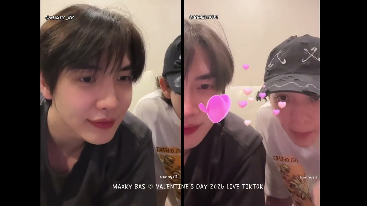 MAXKY BAS ♡ Прямая трансляция в TikTok ко Дню святого Валентина 2026 #MaxkyBas #maxkybas #BasTheR...
