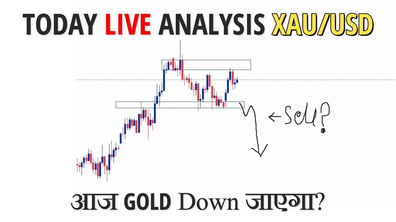 XAU/USD GOLD Today Live Analysis in Hindi || Forecast XAU/USD || Simple Technical Analysis in Hindi
