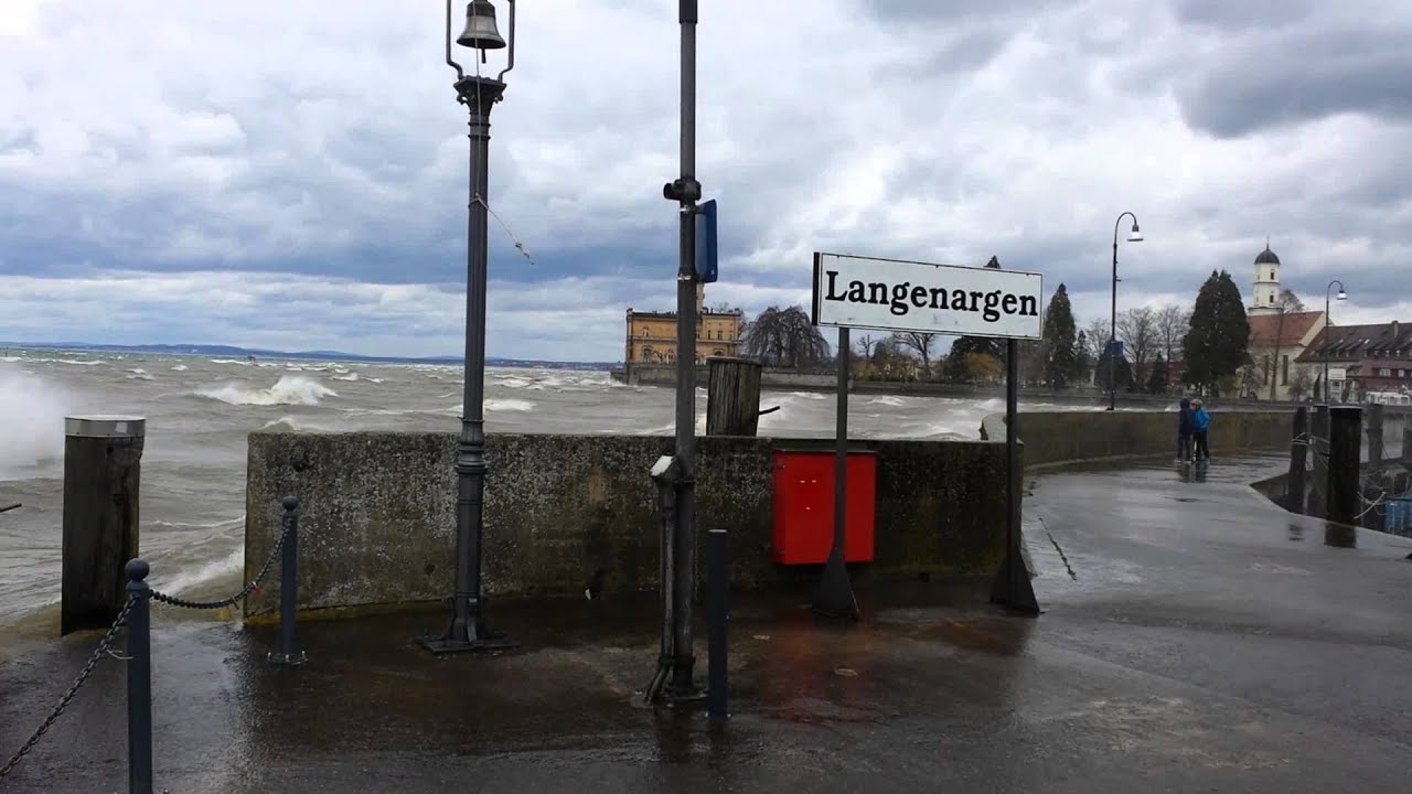 Sturm Bodensee Langenargen 31.03.2015
