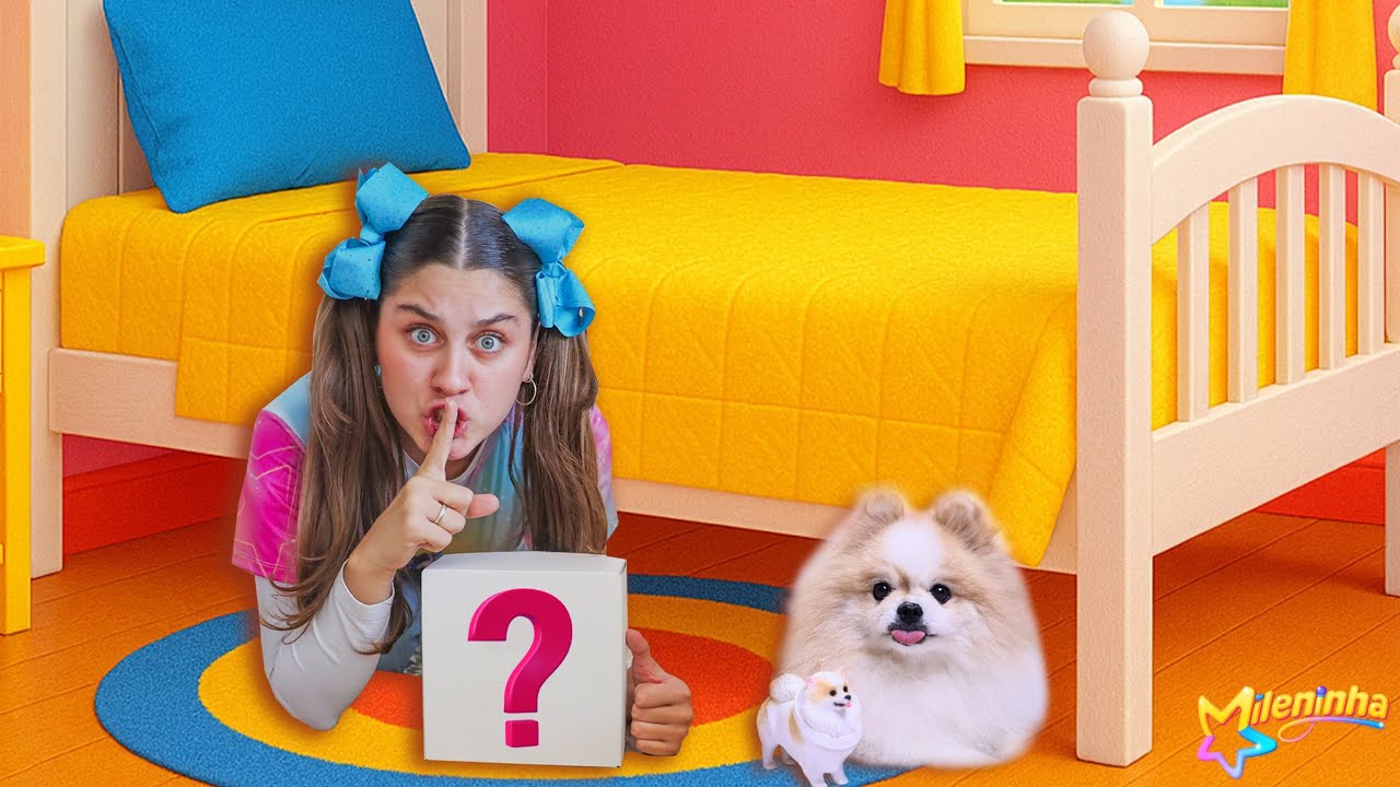 🎁 A Caixa Misteriosa da Mileninha! 😱 Papai, Mamãe e Babady ARMAM um PLANO Secreto!