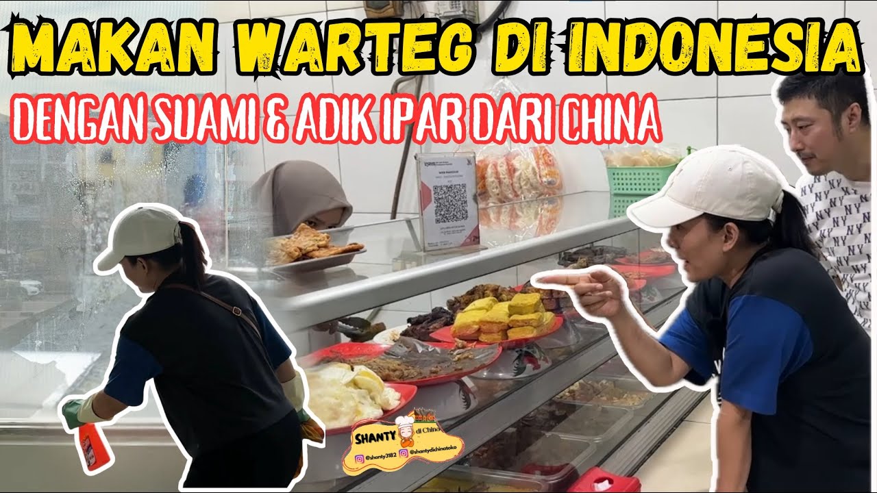 MAKAN DI WARTEG SETELAH BERSIH-BERSIH RUKO SEHARIAN DENGAN ADIK IPARKU SAMPAI KAMI KELAPARAN ! 🤣