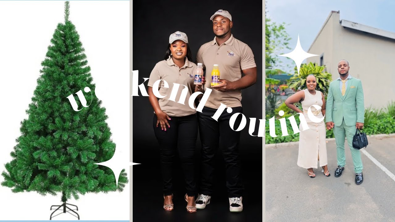VLOG : Decoration our Christmas tree 🎄 🎅🥂and Spend a weekend with us going to church ⛪️ 