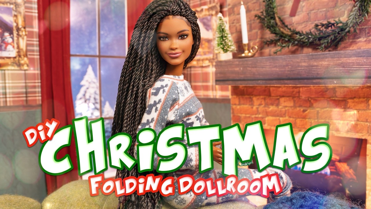 How To Make A Doll Room Christmas Card 2 | Etsy Holiday Fashion | Paper Craft