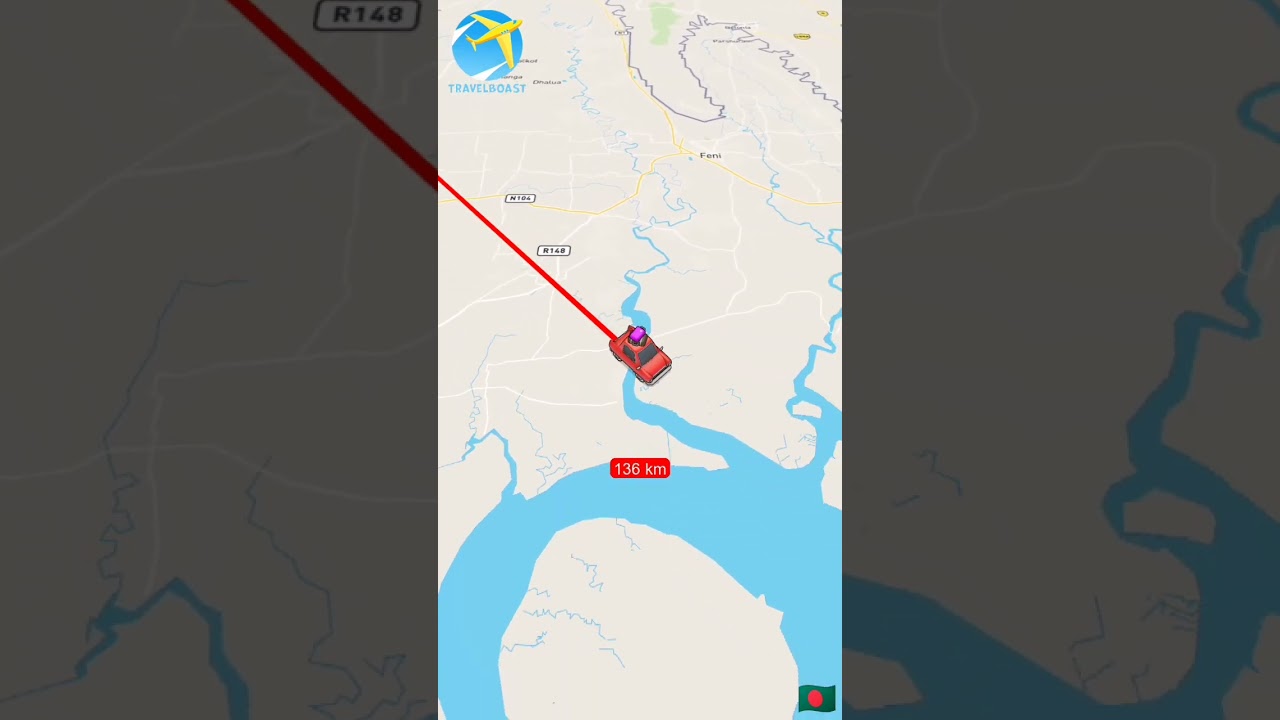 Travel Animation Dhaka To Chittagong | #travelsort #sorts #animationsorts