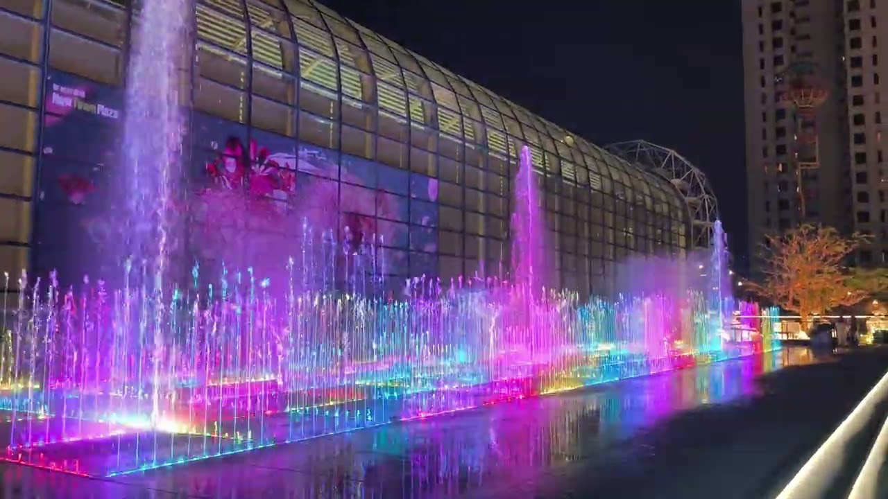 Shatin New Town Plaza musical fountain 沙田新城市廣音樂噴泉