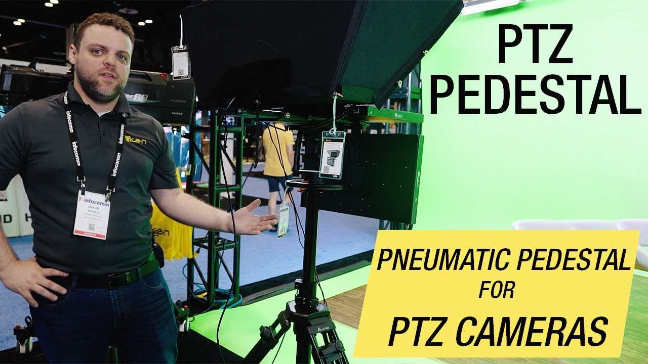 Achieve Professional-Level Productions with Our Pneumatic Aluminum Pedestal for PTZ Teleprompters