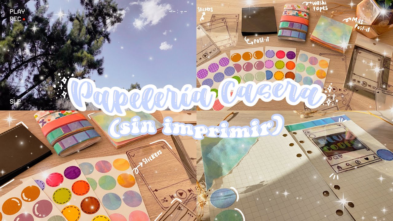 Papelería Casera ✨sin imprimir ✨| Haz tu propia papelería 😍 Pt.1