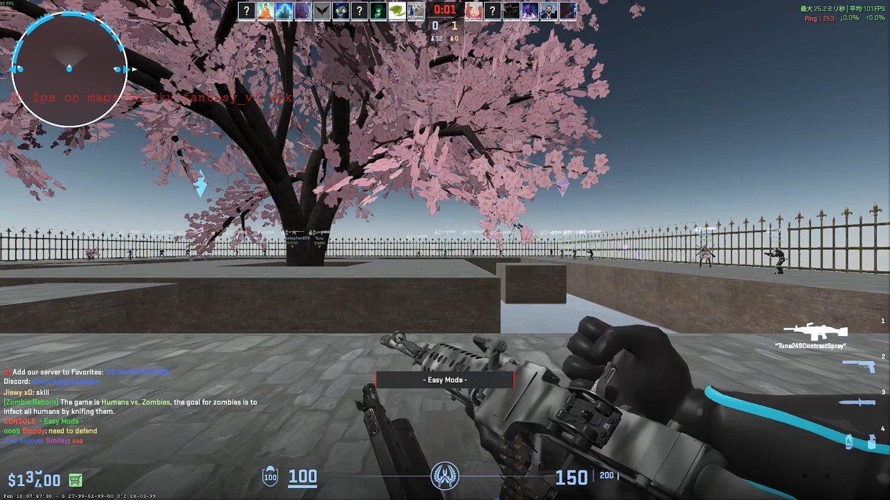 CS2 Zombie Escape  ze_sky_fantasy_v1 cOLa TeaM Server