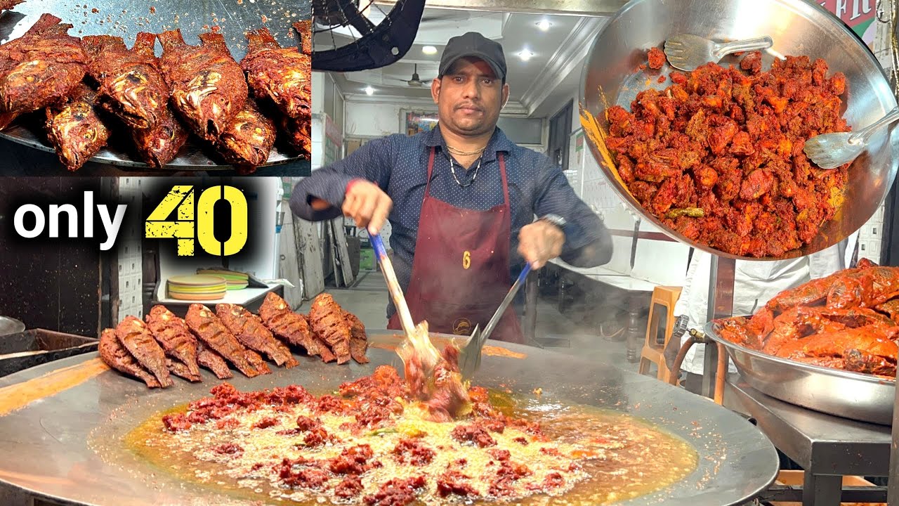 HYDERABAD FAMOUS BABA STAR FISH FRY ￼& Chicken fry || Nt time 6:30 to 12:00 #fishfryrecipe