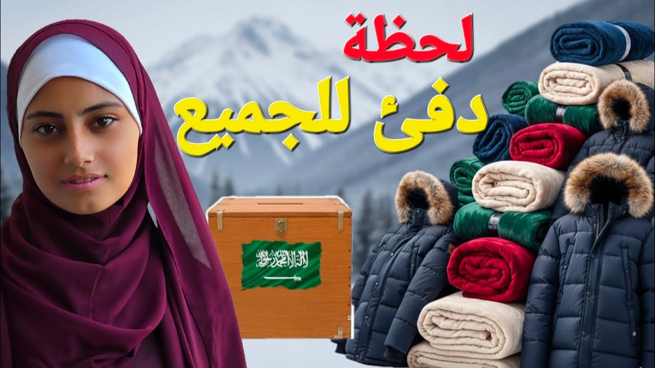 توز.يع أغطية وملابس شتوية🧤 🇸🇦🧣