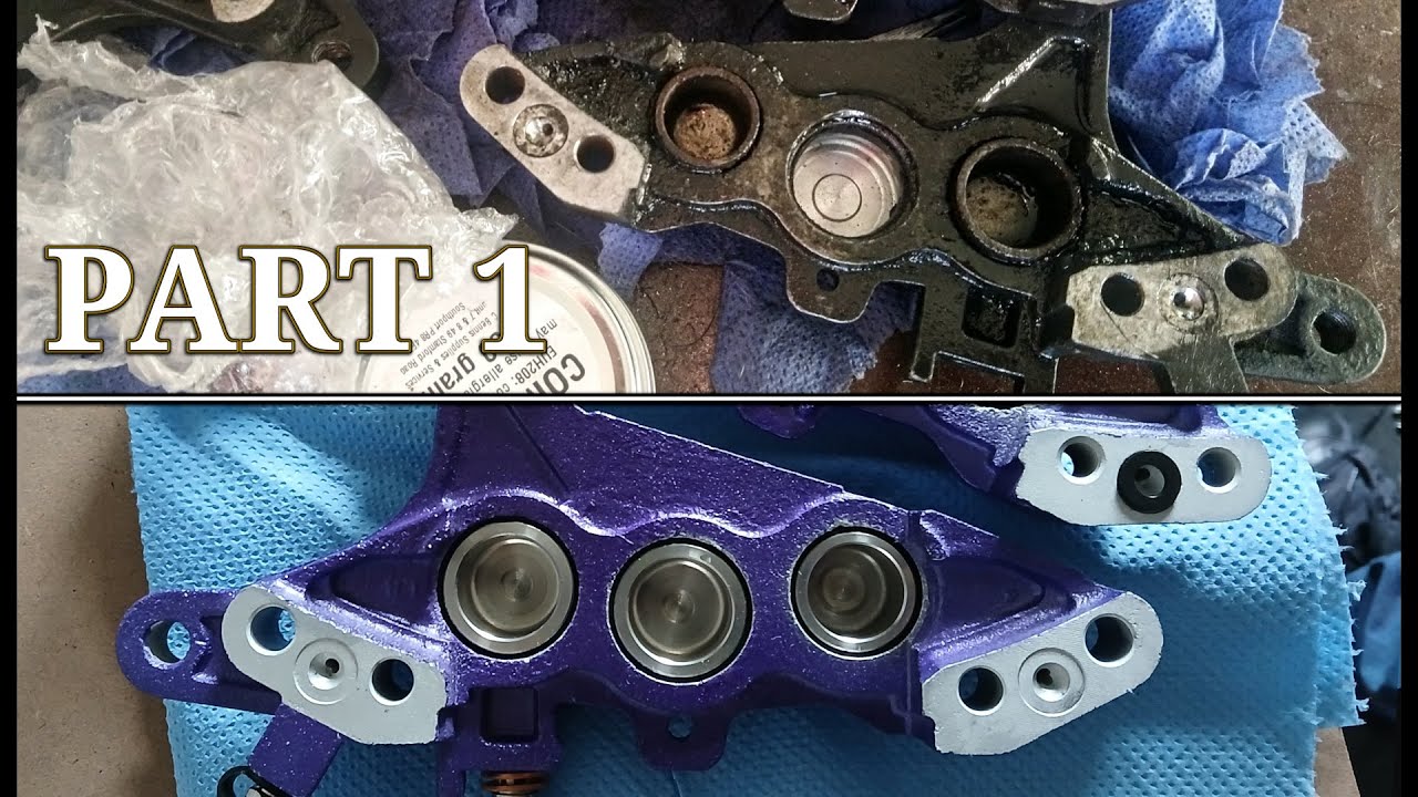 Six Pot Brake Calliper Refurbish Paint + Rebuild (Part 1)