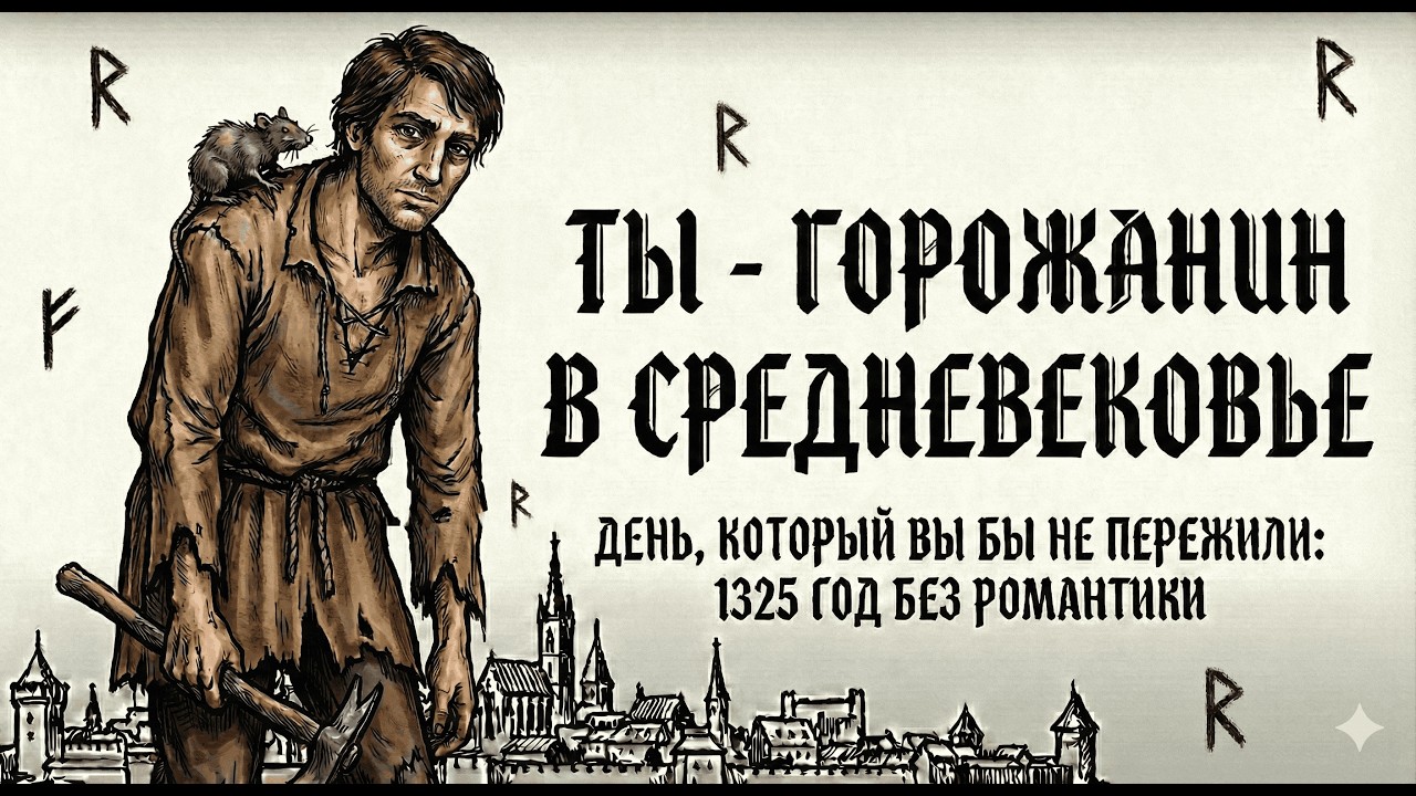Ты — горожанин в 1325: день без романтики, грязь, голод и страх