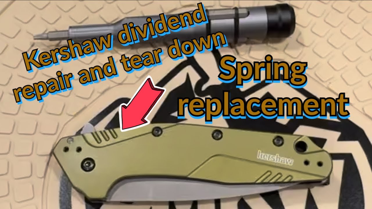 Kershaw dividend spring replacement and teardown