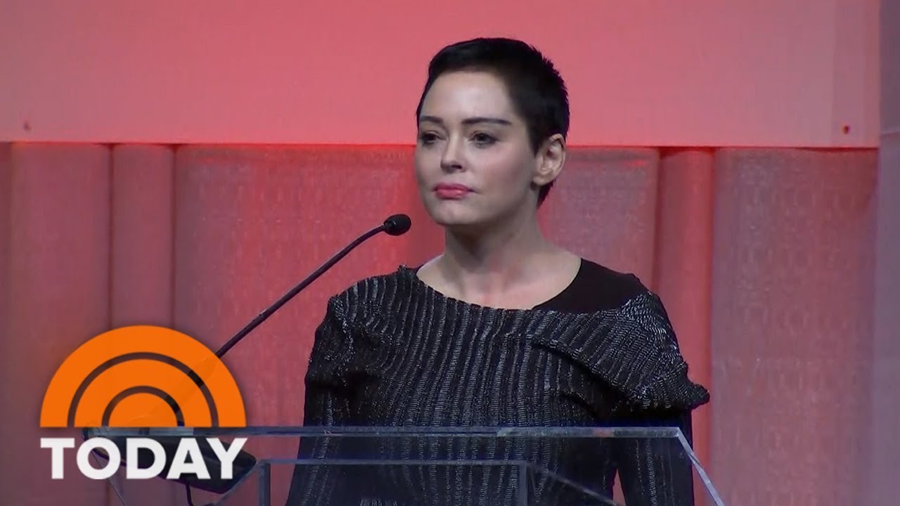 &lsquo;We Will Fight&rsquo;: Weinstein Accuser Rose McGowan Gives First Public Remarks | TODAY