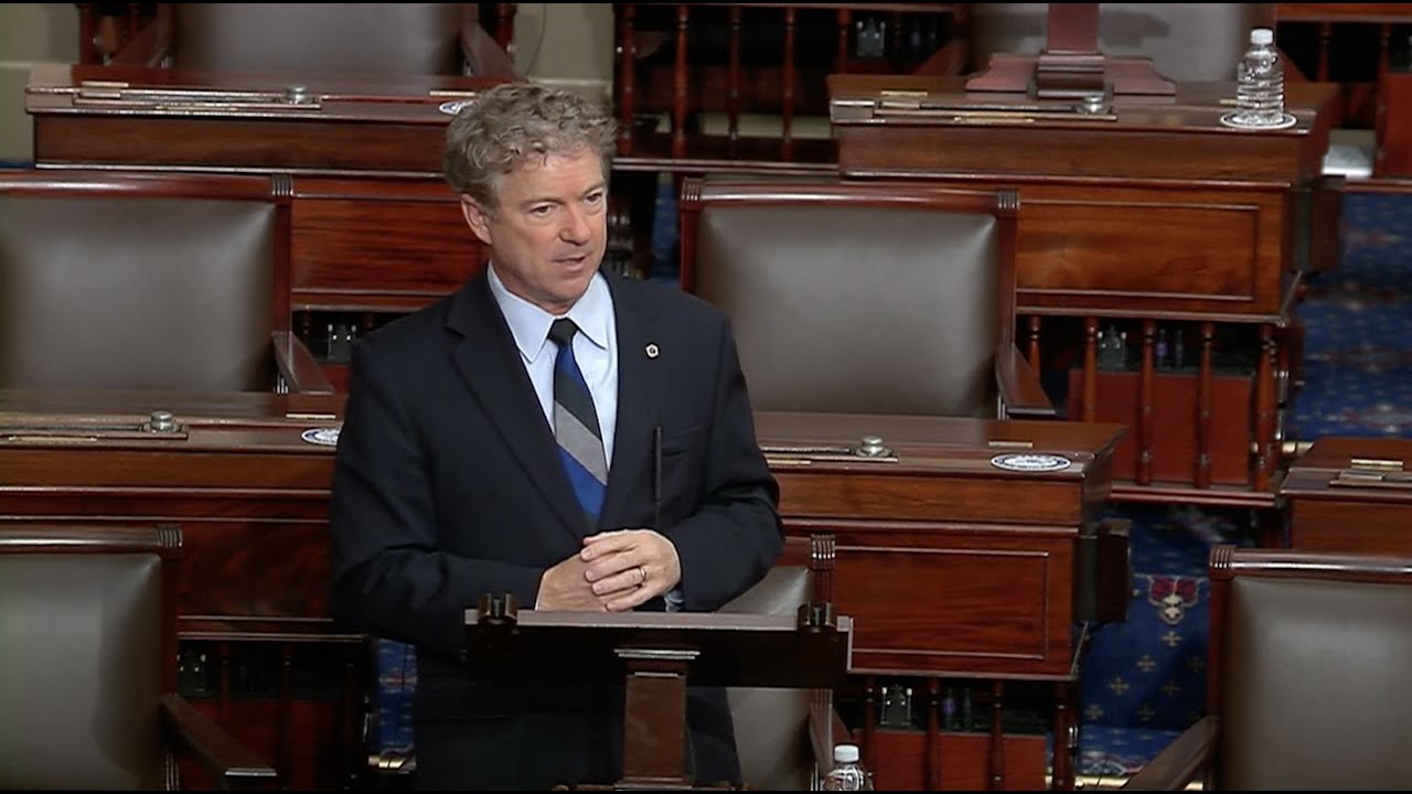 Sen. Rand Paul Condemns the 2021 NDAA for Prolonging War in Afghanistan - Dec. 10, 2020
