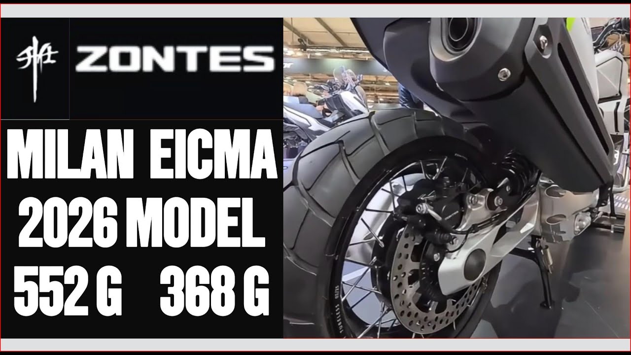2026 Zontes 552G 368G Multi Language