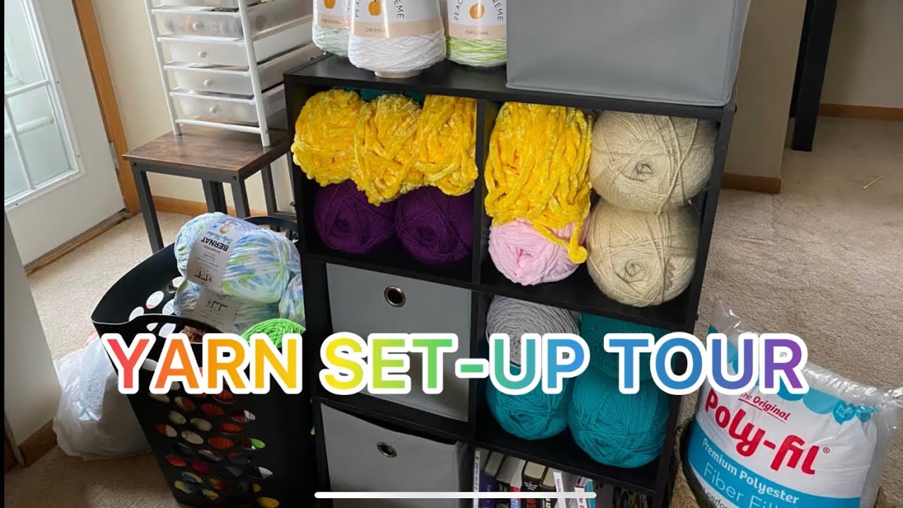 Tour of all my Yarn and Storage