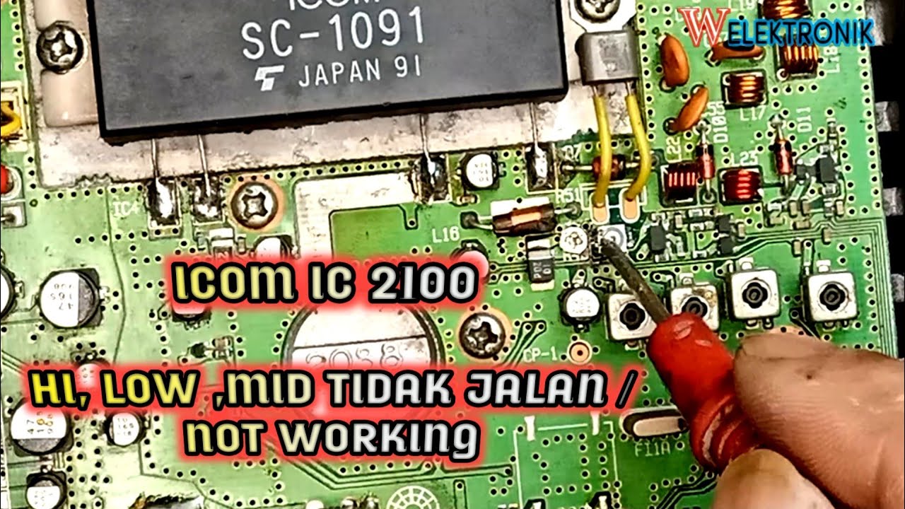 icom ic 2100 hi low mid tidak fungsi @W Elektronik