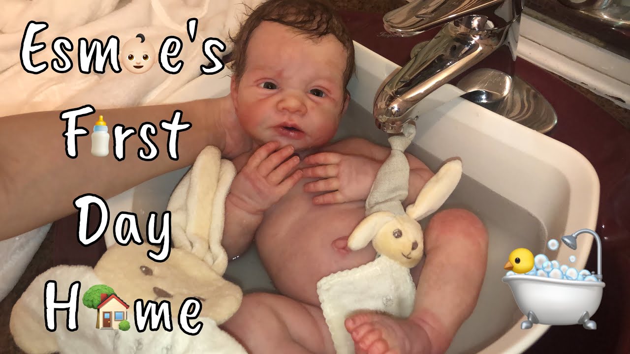 Baby Esmae’s First Day Home From The Hospital Vlog 🧸🏥 Full Body Silicone Roleplay| Emilyxreborns