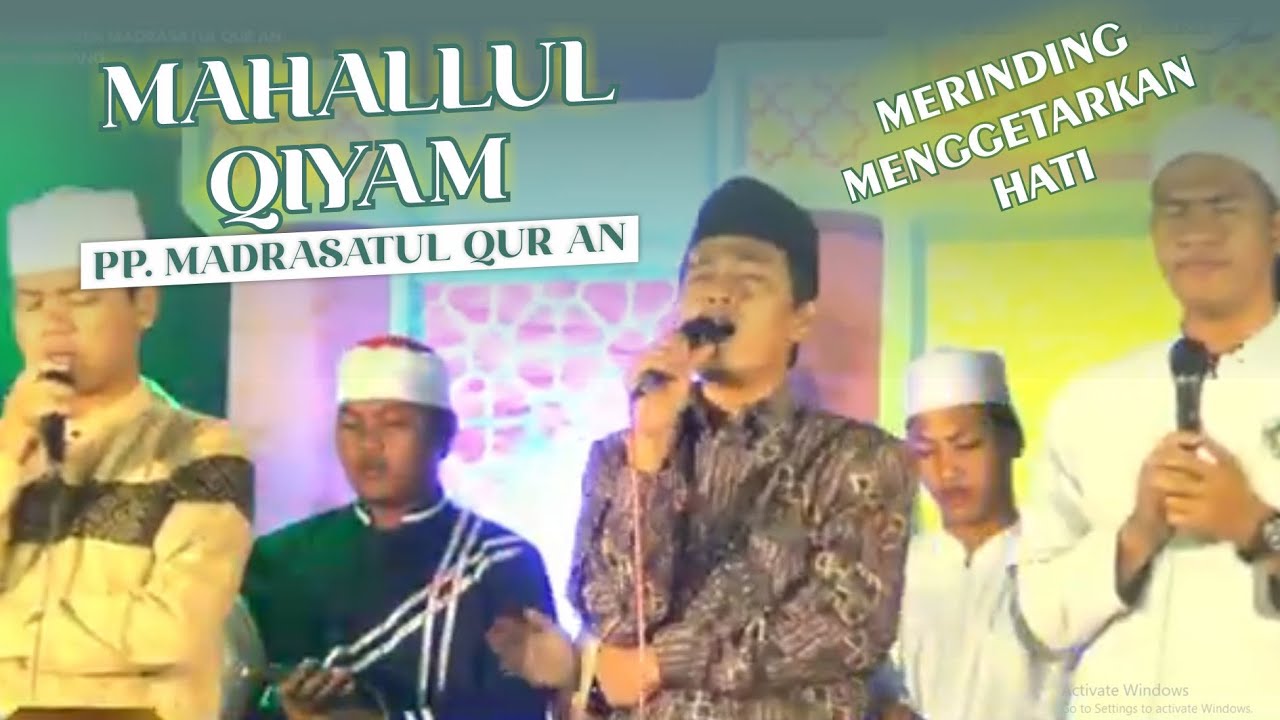MAHALUL QIYAM - PENAMPILAN PARA BINTANG DEWAN JURI & PESERTA FESTIVAL AL BANJARI MADRASATUL QUR AN
