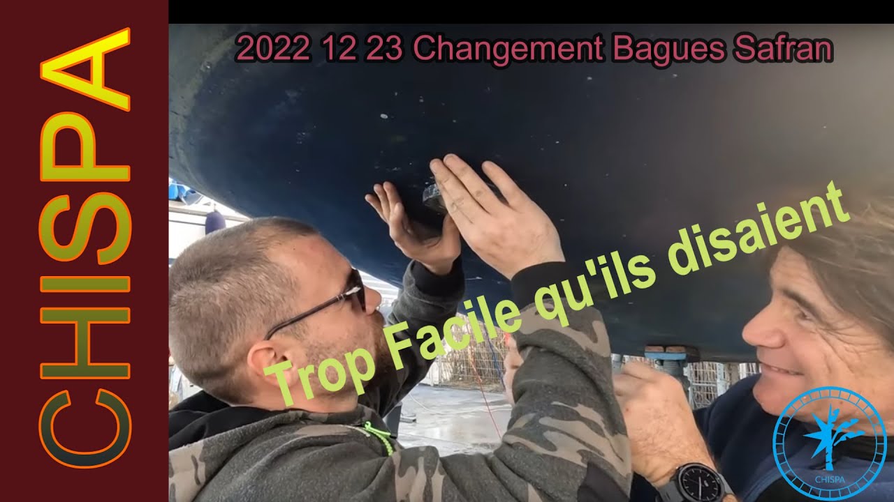 20221223 Changement Bagues Safran. Bavaria navigation Méditerranée