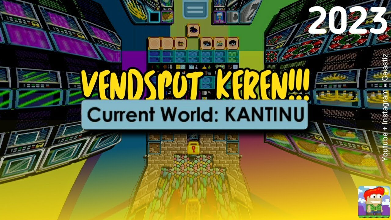 Baru Buka Udah SeRamai ini Vending Spot KantinU Growtopia Indonesia