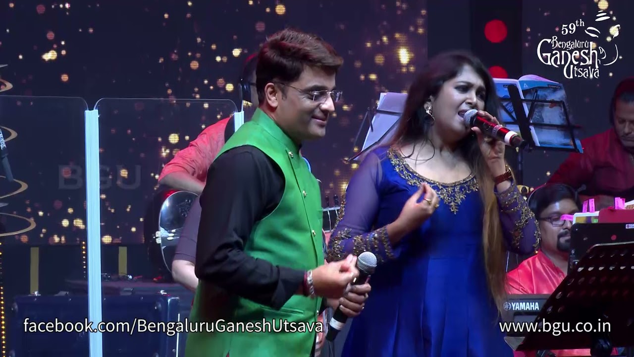 KONJAM NERAM | Chandramukhi | Samanvitha S - Ajay Warrier | 59th Bengaluru Ganesh Utsava 2021