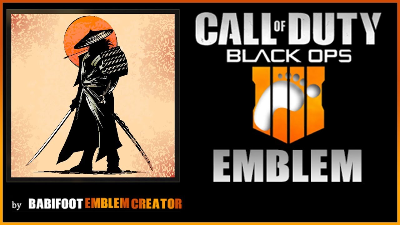 BO4 Emblem Tutorial - The Samurai