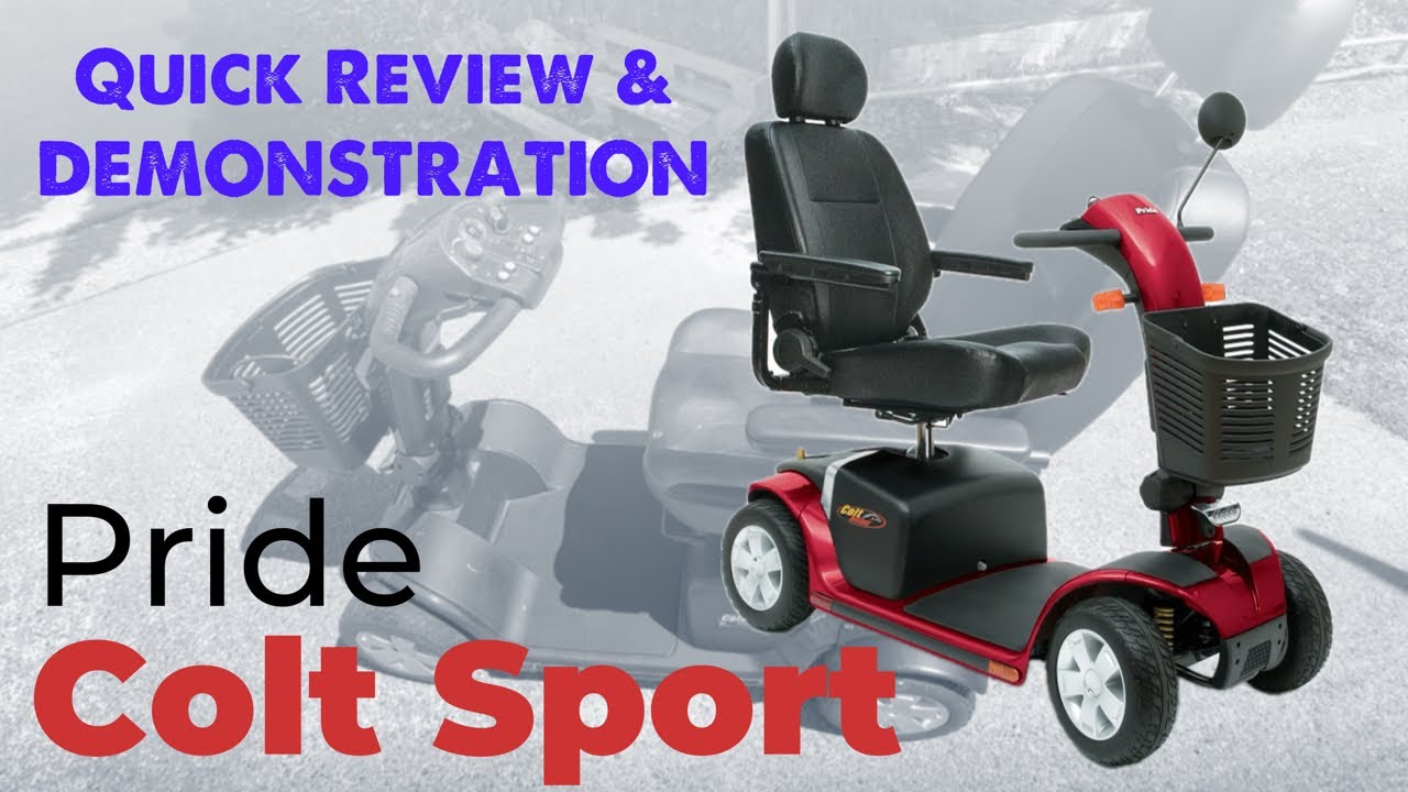 Pride Colt Sport FULL DEMO 👀 | 8mph Mobility Scooter Review 💁‍♂️