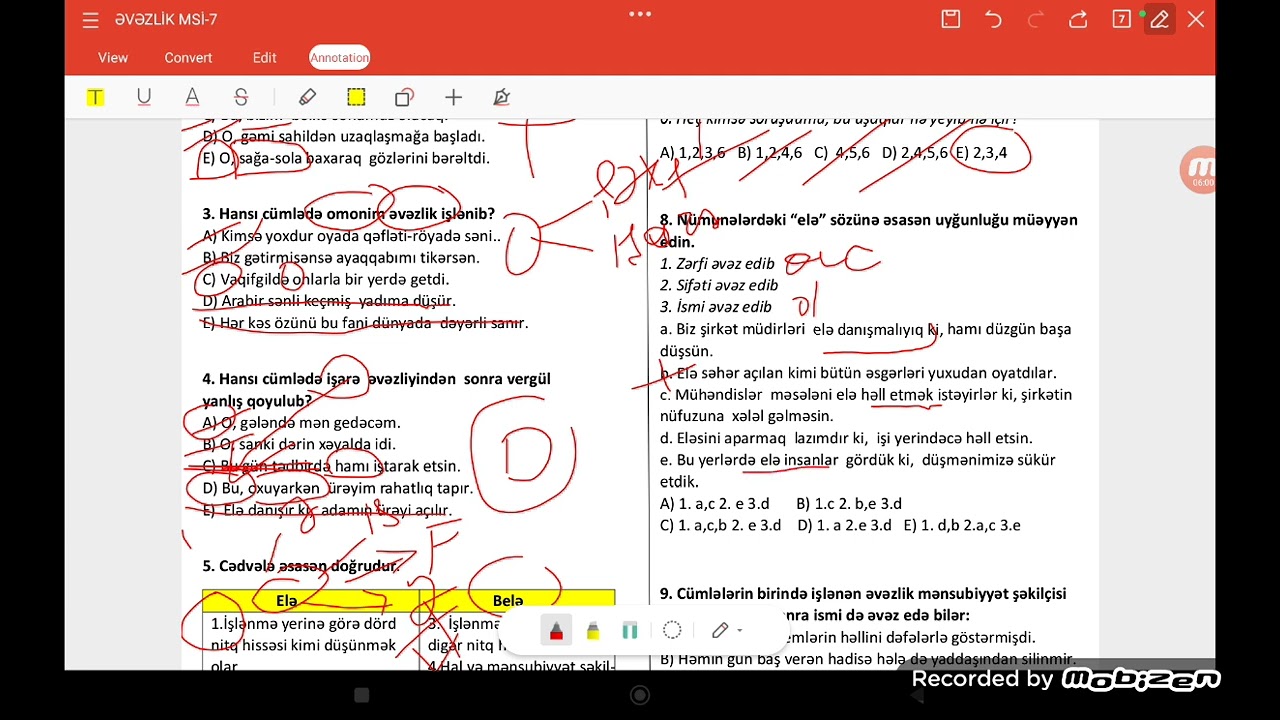 ƏVƏZLİK MSİ-7  #azərbaycandili #Azərbaycan#miq #study #education #dim #abituriyenthazırlığı