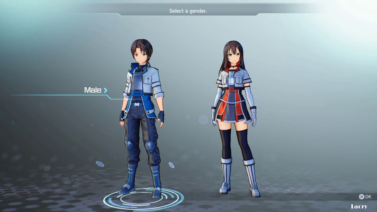 Sword Art Online: Fatal Bullet Character Creation (All Options)