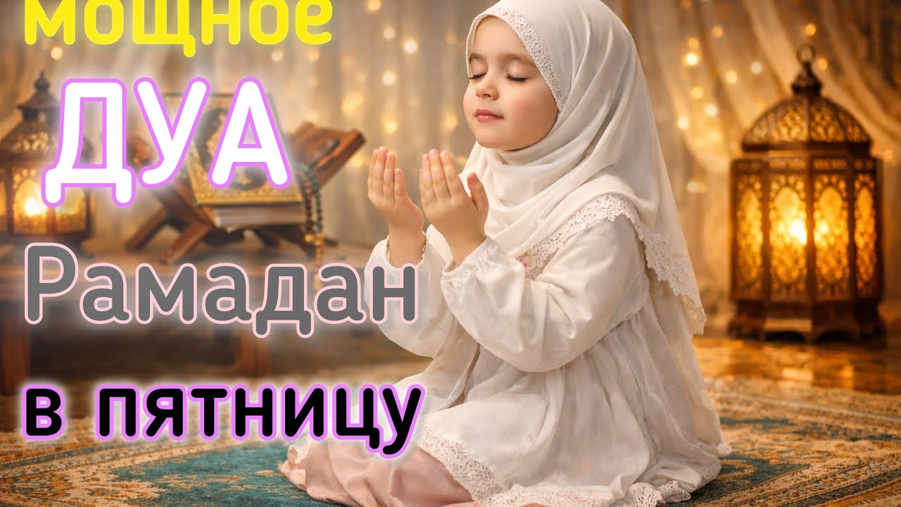 💞ДУА РАМАДАН 2026 🌙 ОТКРОЙ ДВЕРИ МИЛОСТИ, ПРОЩЕНИЯ И БЛАГОСЛОВЕНИЯ