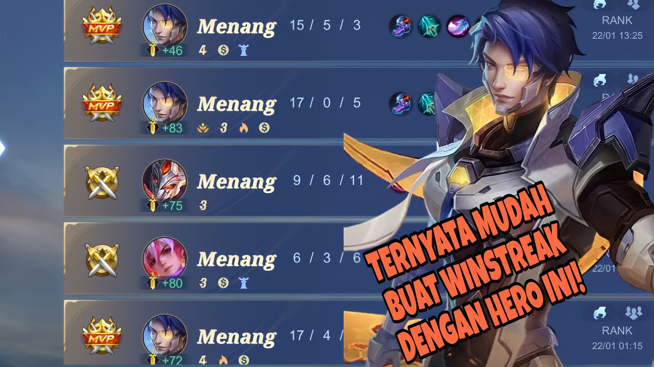 AAMON BEST DAMAGE! BUKTI KALAU AAMON HERO OVER POWER DI RANK DAN WINSTREAK! TOP GLOBAL AAMON