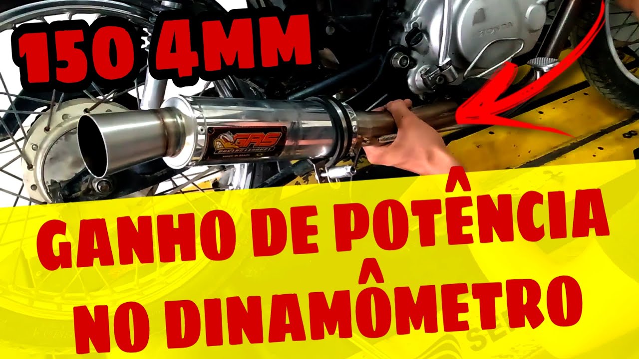 150 4mm PREPARA&Ccedil;&Atilde;O B&Aacute;SICA / Acerto no Dinam&ocirc;metro / Teste com Escape GRS